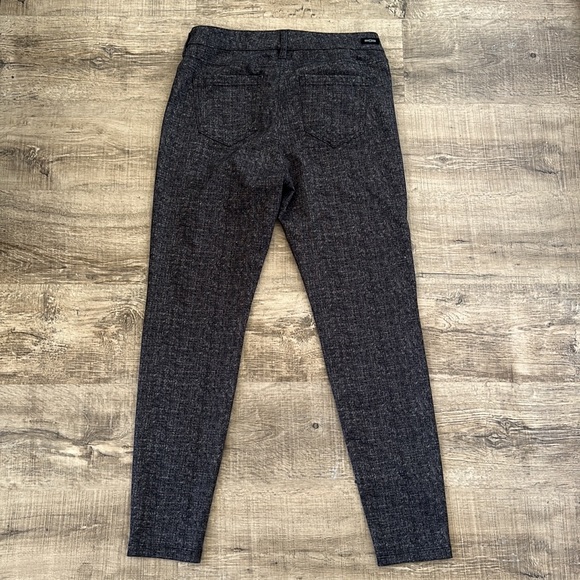 Liverpool Amelia Printed Gray Tweed Leggings, Size 10 - Picture 8 of 14